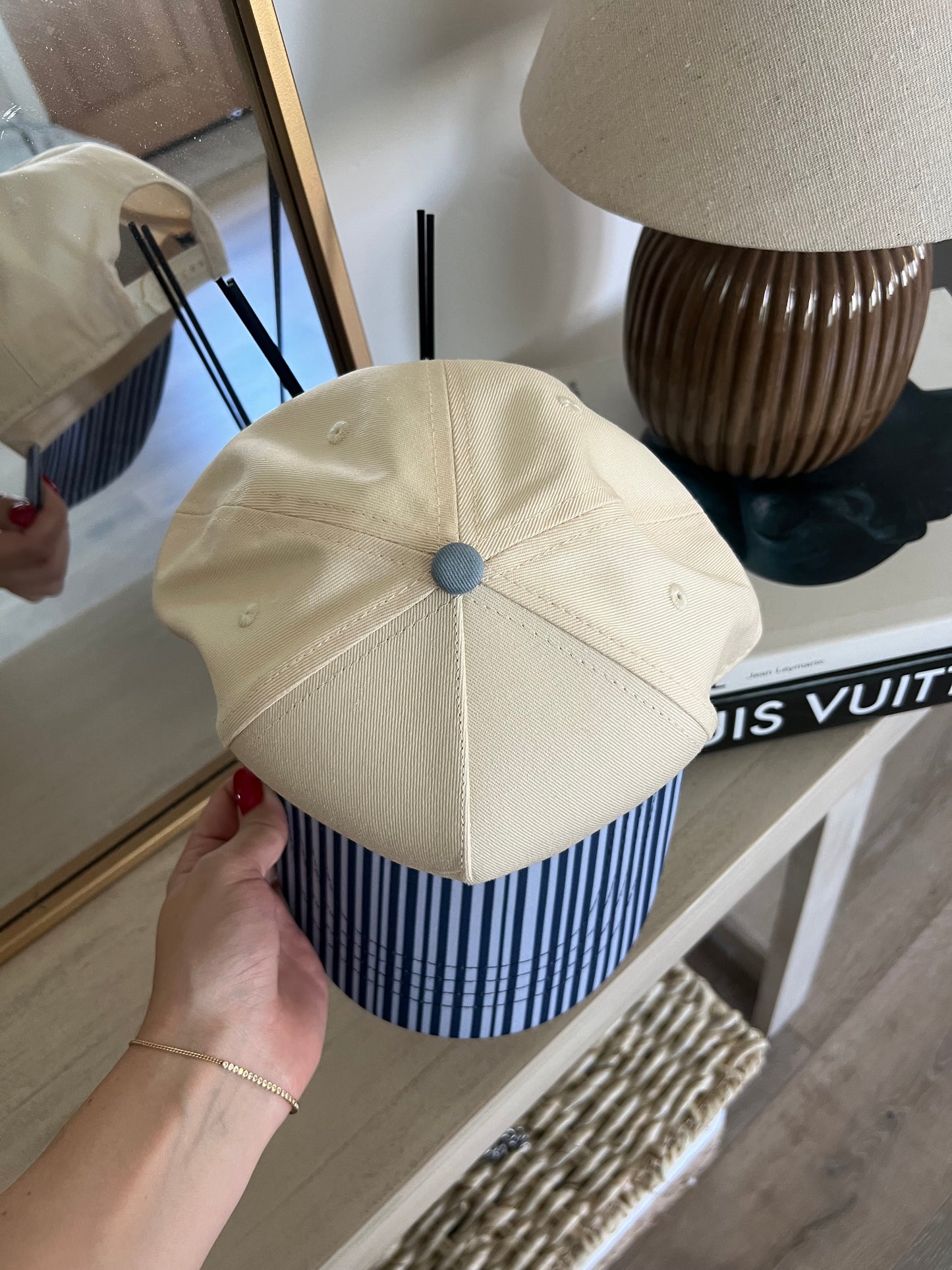 In No Rush-Blue Striped Hat