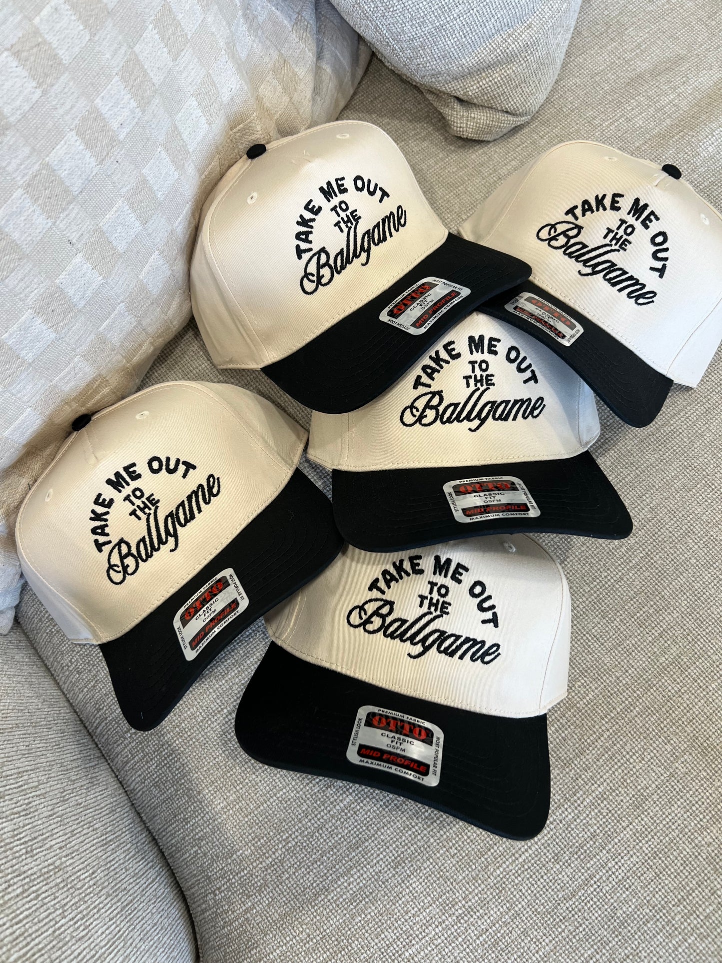 Take Me Out To The Ballgame-Baseball Hats