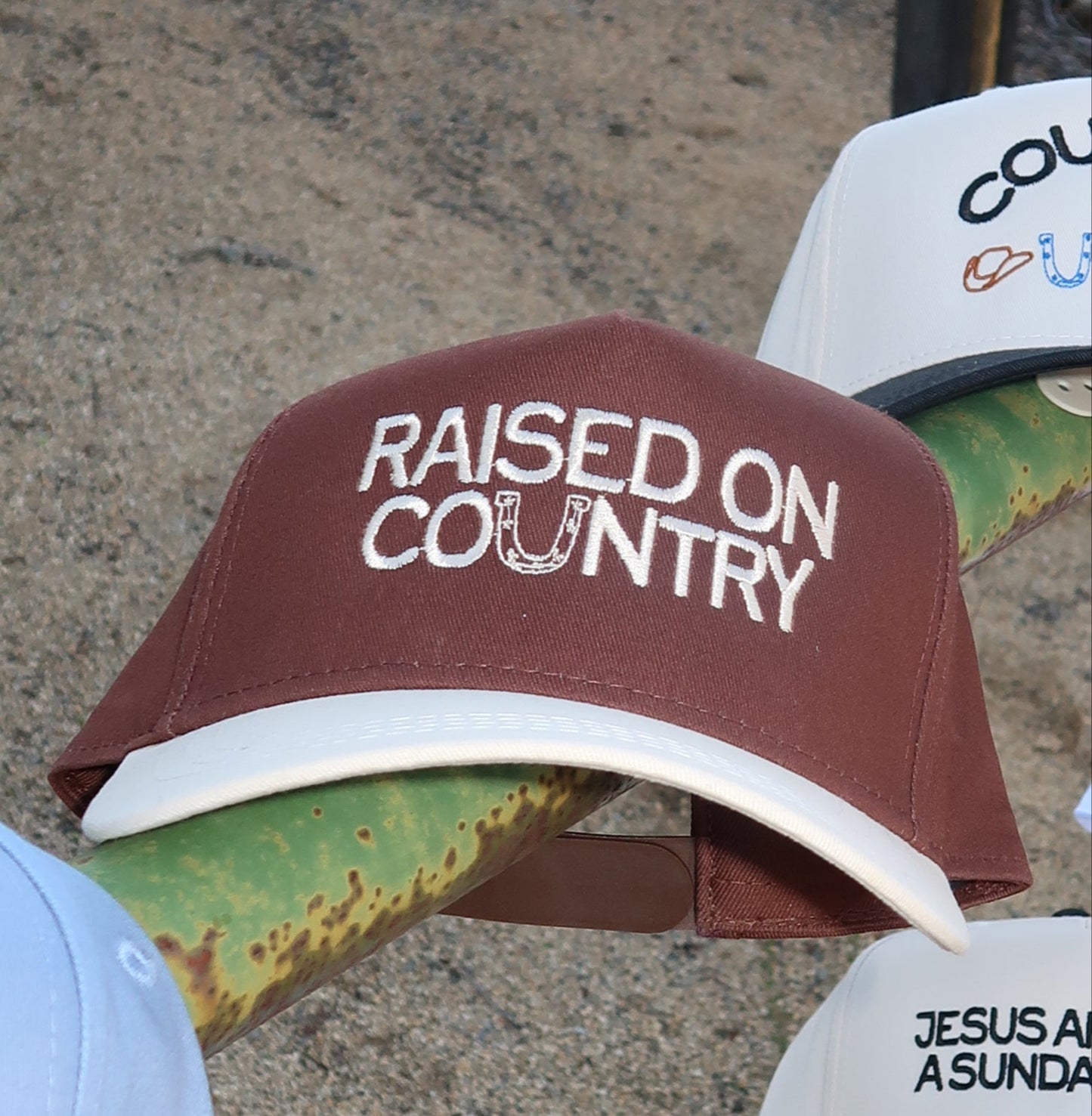 Raised On Country Embroidered Hat