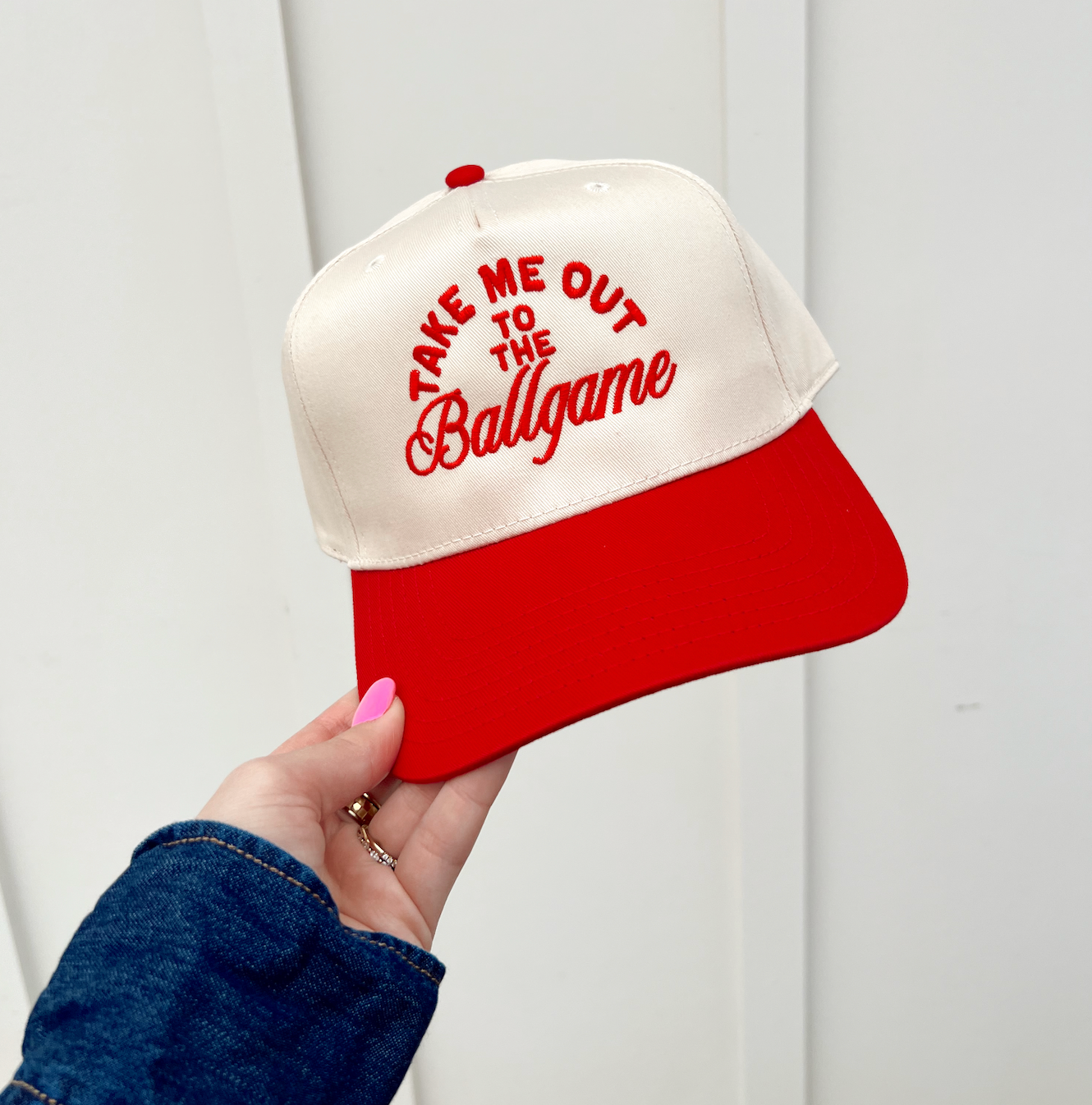 Take Me Out To The Ballgame-Baseball Hats