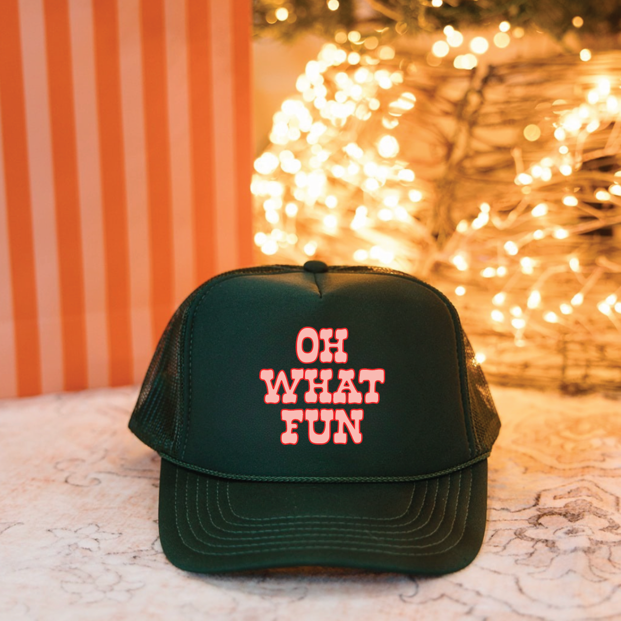 Oh What Fun Printed Foam Trucker
