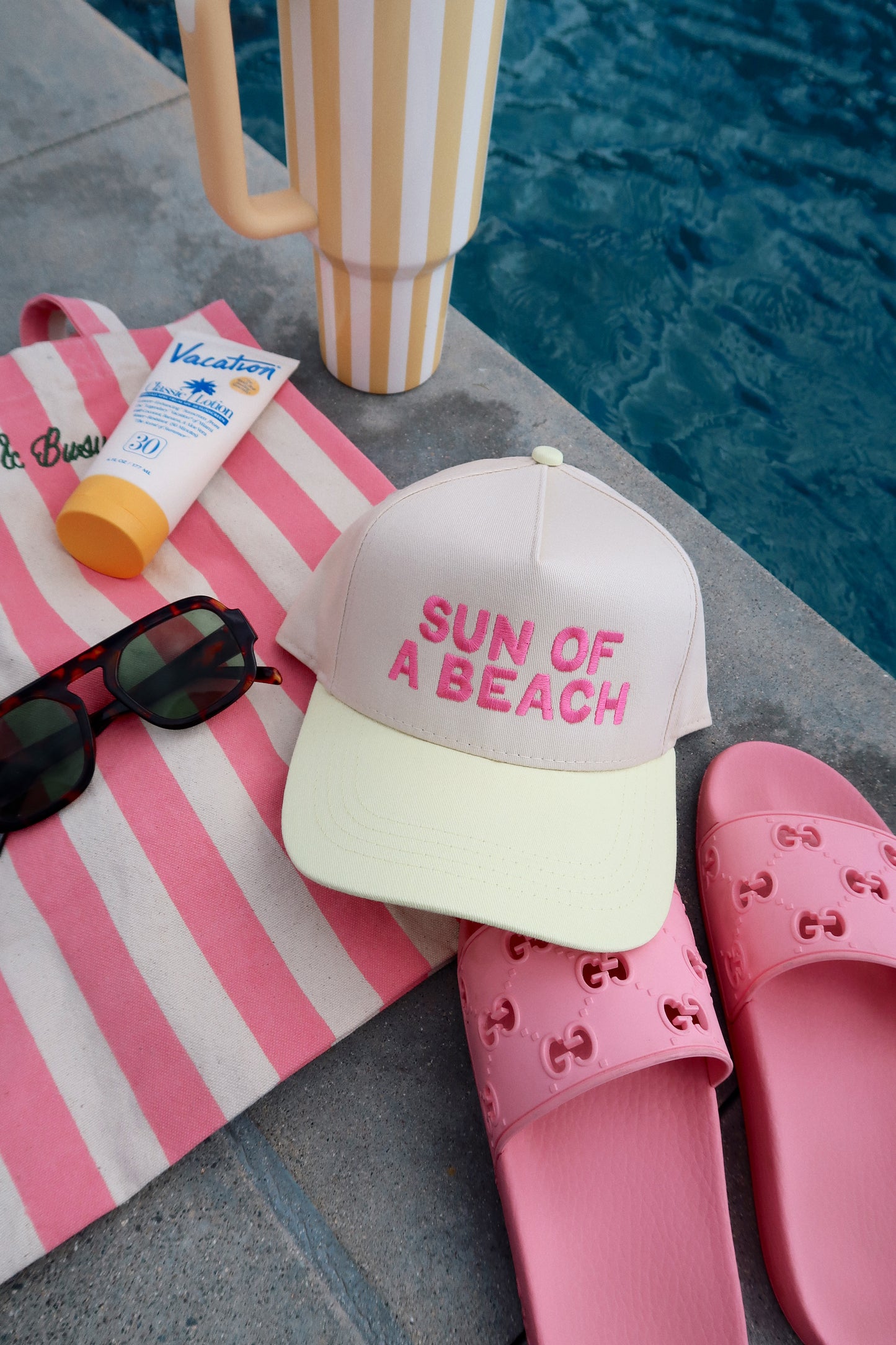 Sun Of A Beach- Pale Yellow/Natural