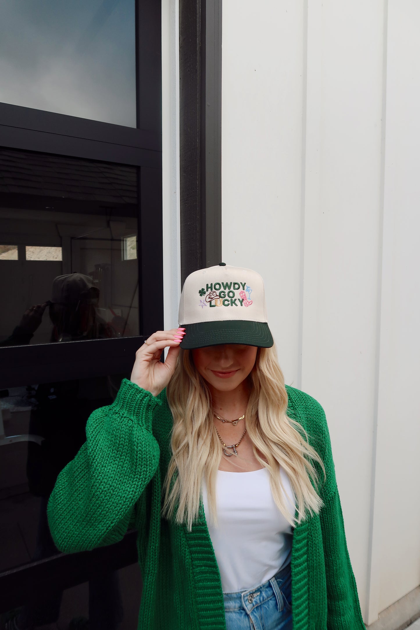 Howdy Go Lucky Embroidered Hat