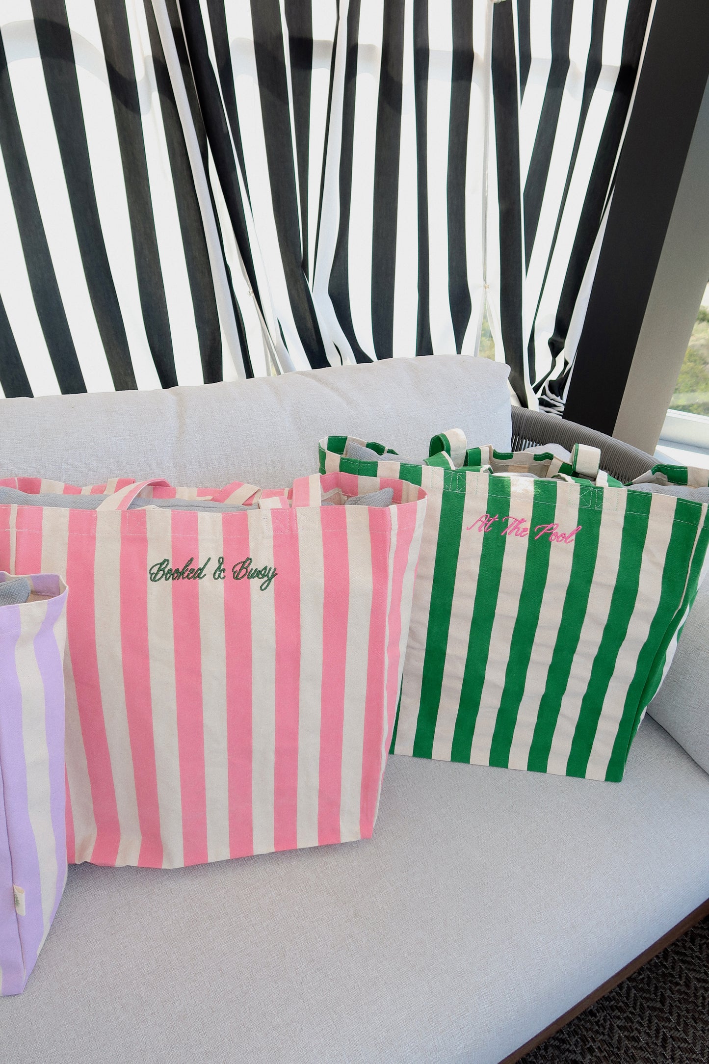 Stripe Tote Bag