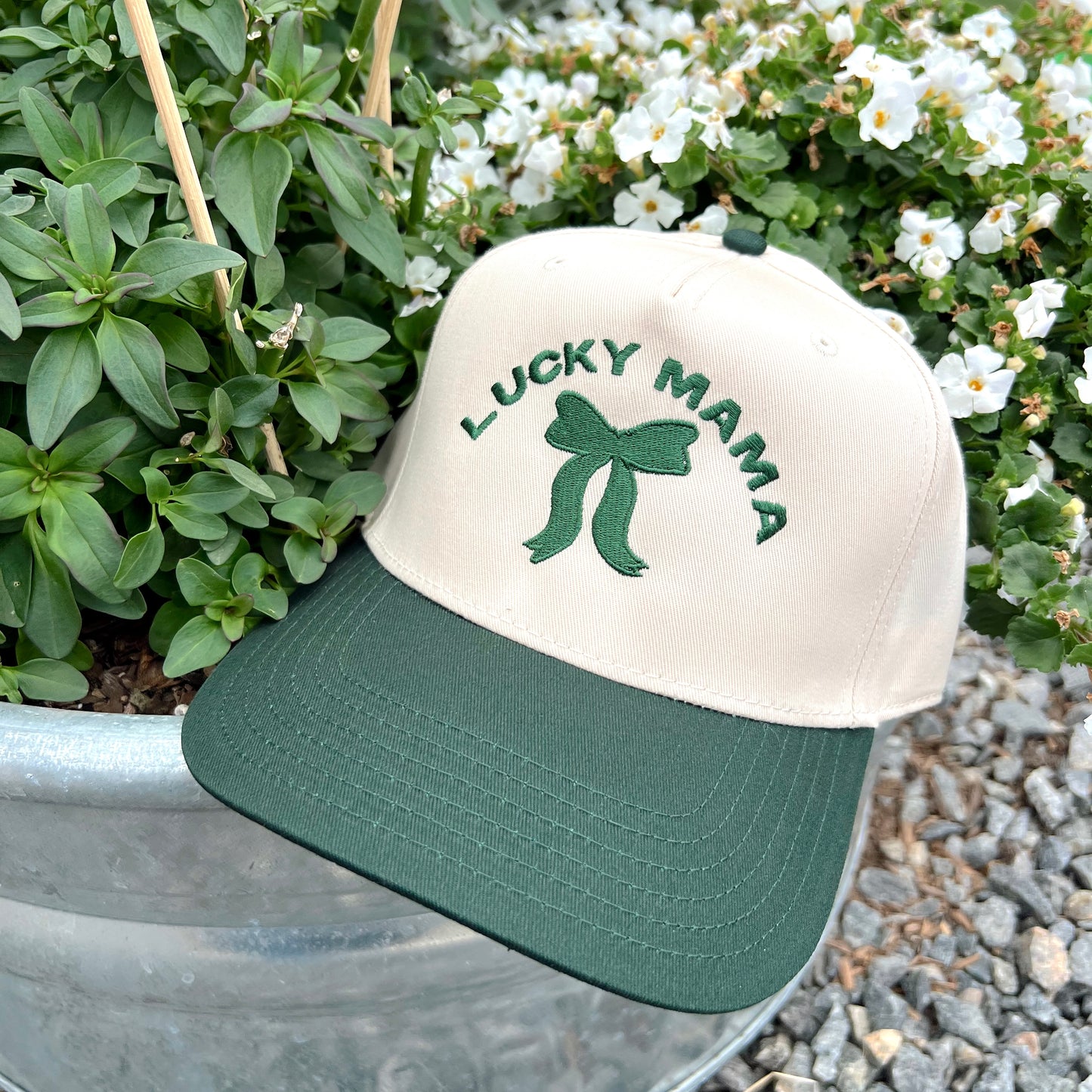 Lucky Mama Embroidered Hat- St. Patricks Day