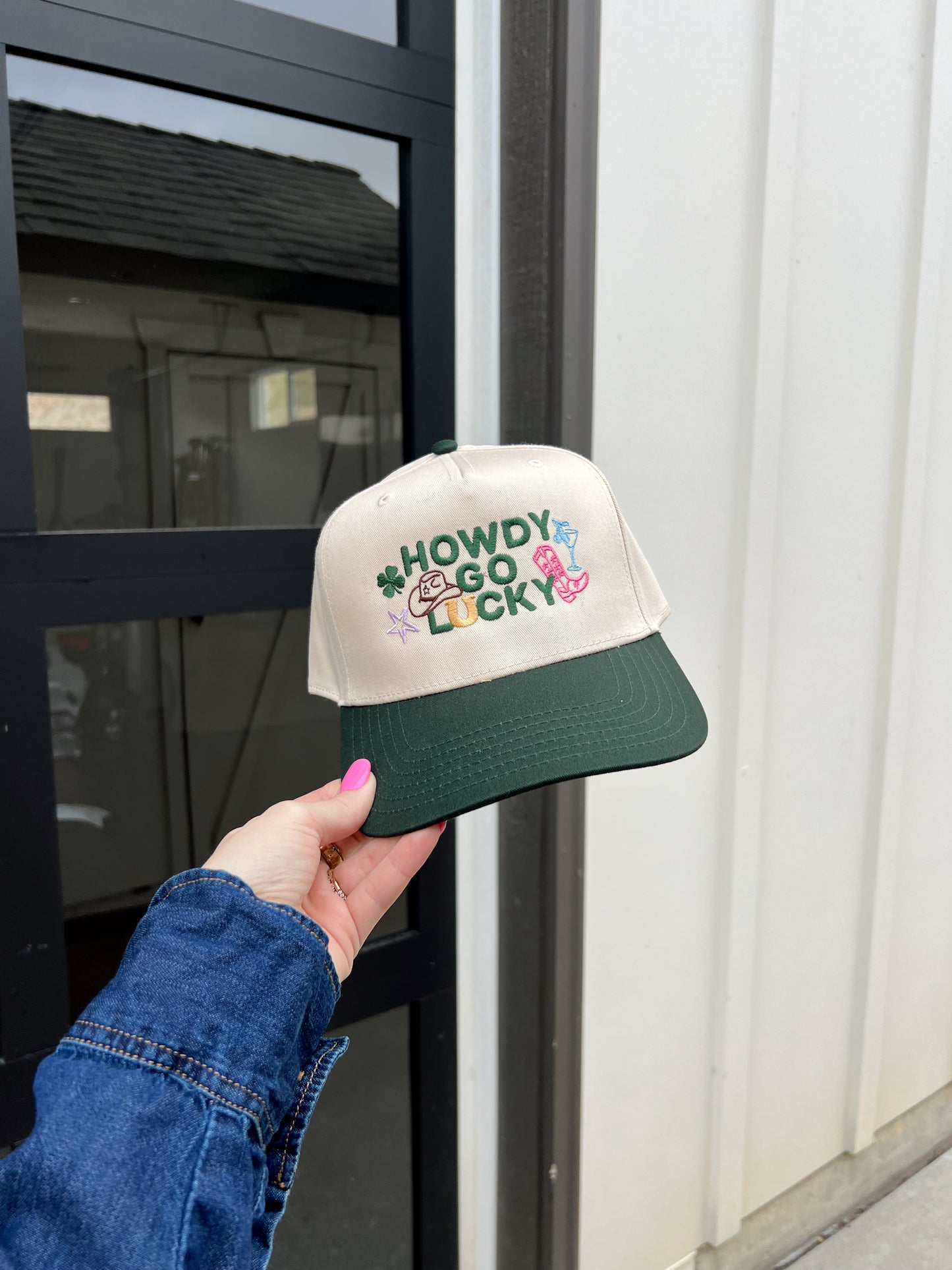 Howdy Go Lucky Embroidered Hat