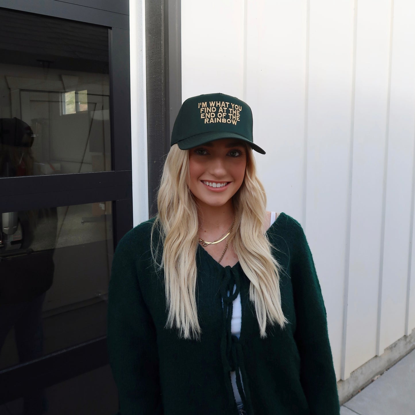 I'm What You Find At The End Of The Rainbow Embroidered Hat