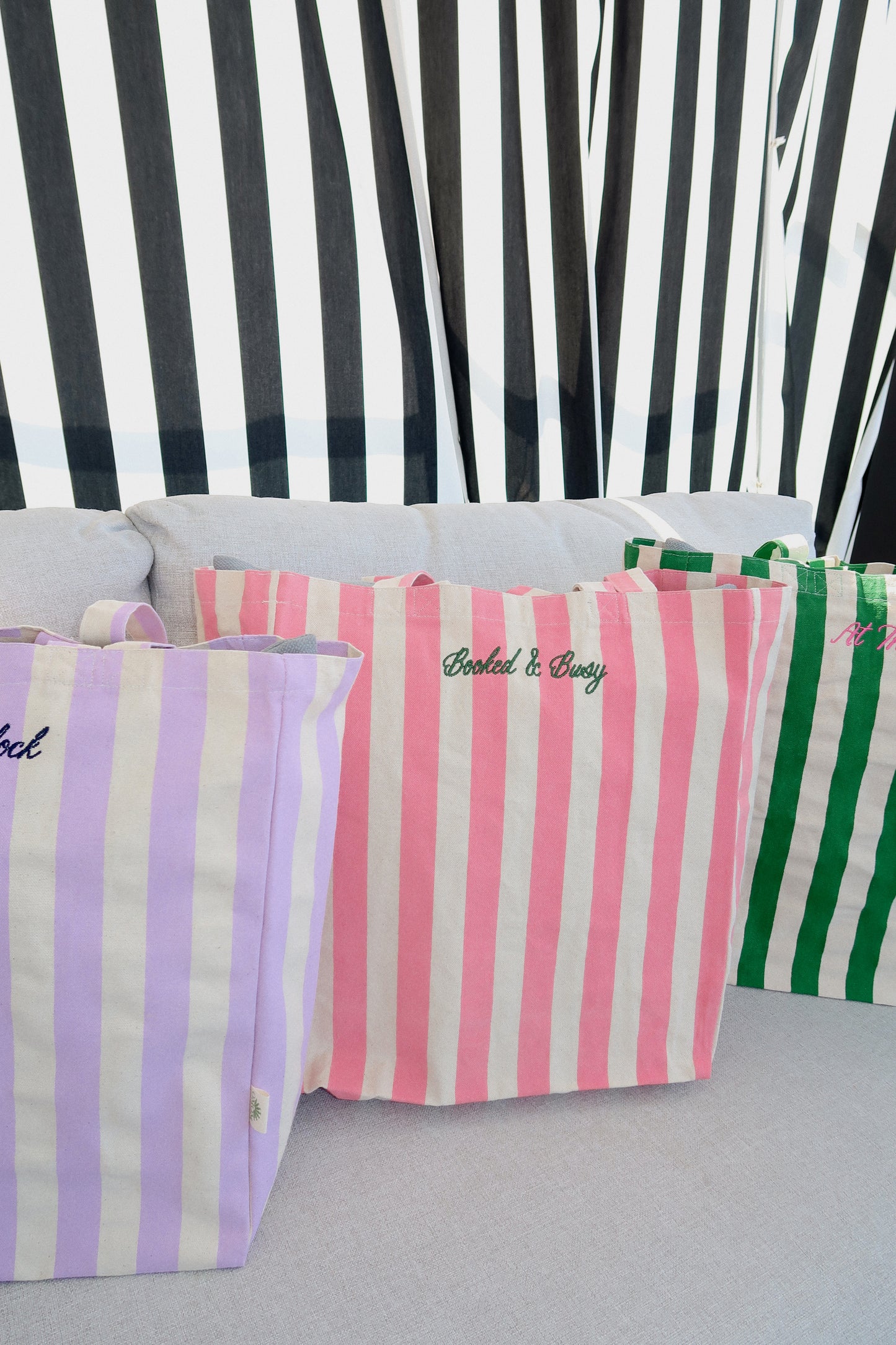 Stripe Tote Bag