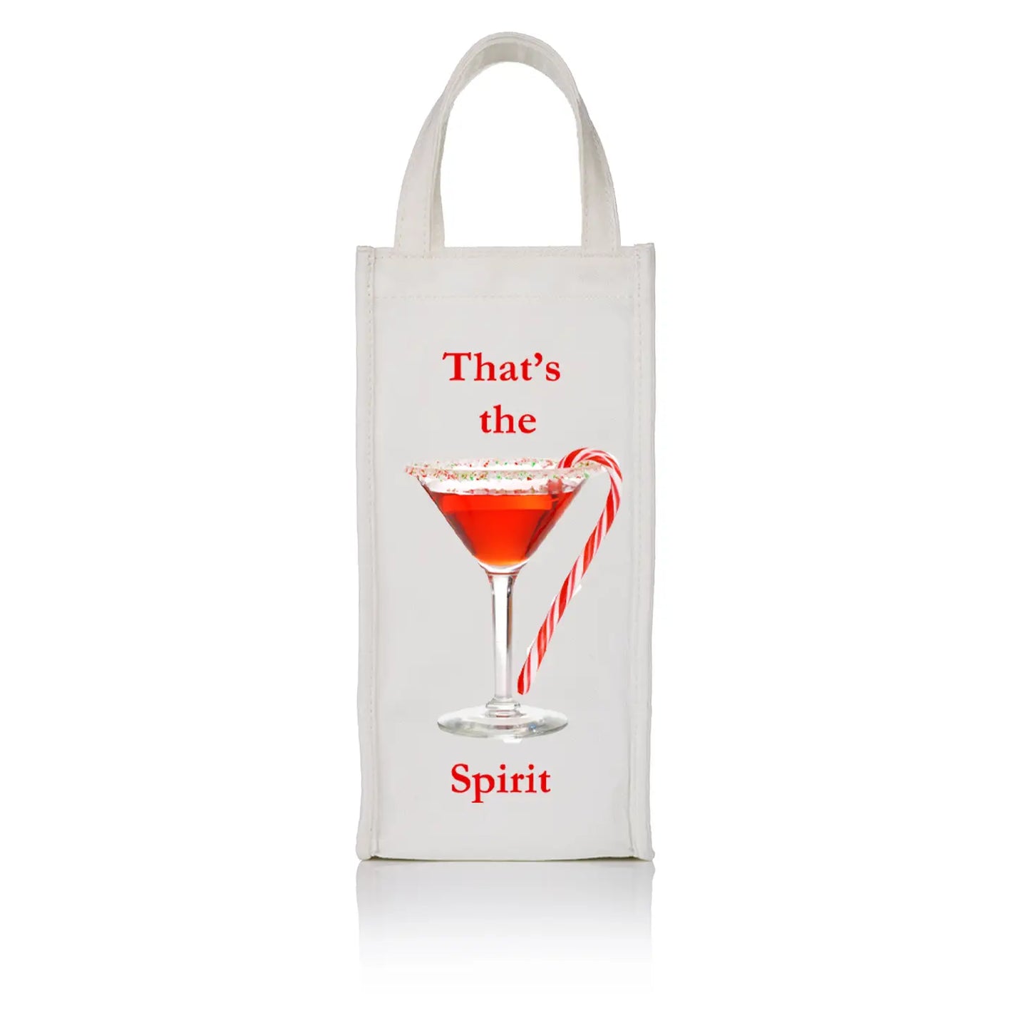 Christmas Wine Bag - That's the Spirit- Holiday Shop