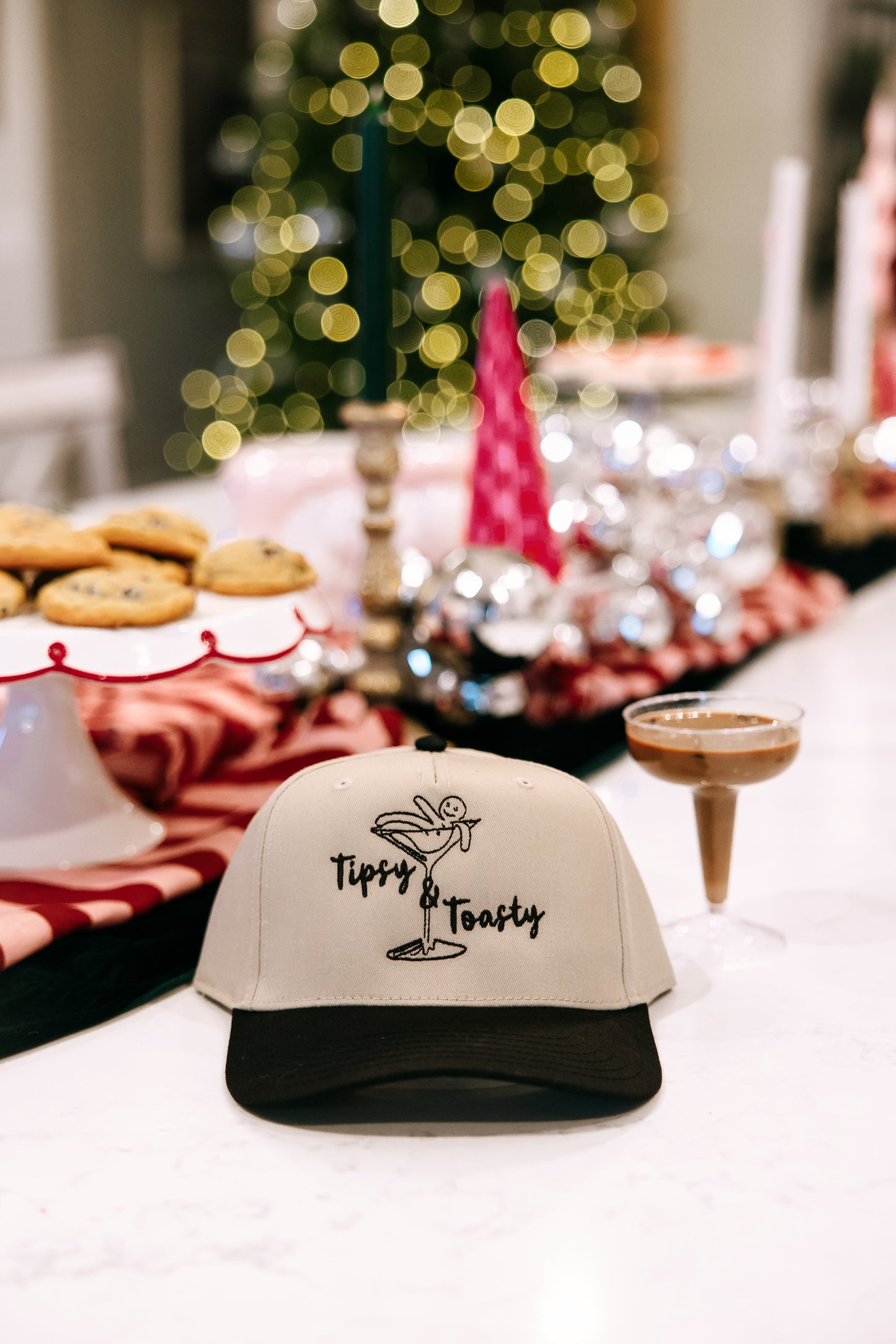 Tipsy & Toasty Embroidered Hat