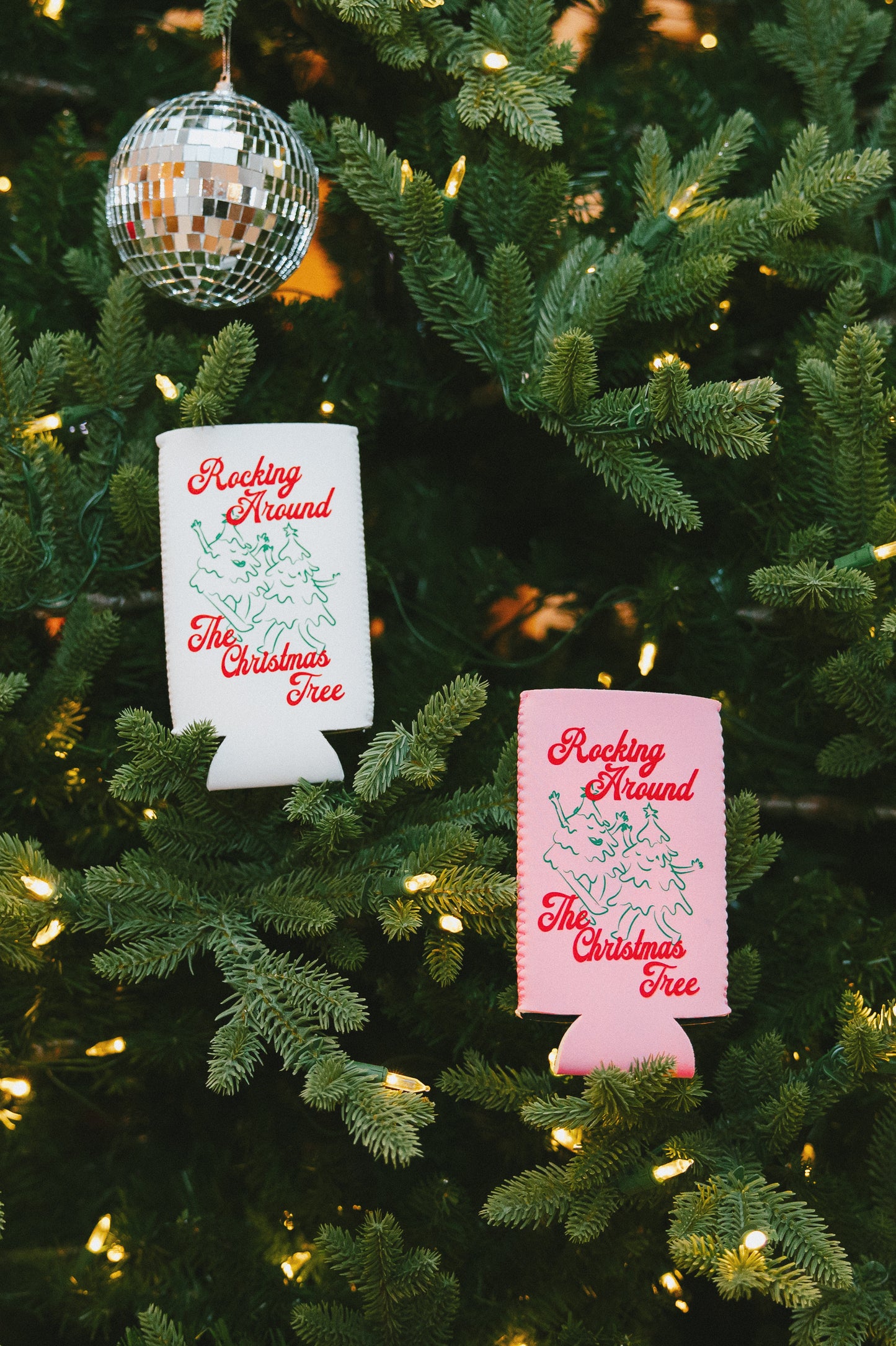 Rocking Around The Christmas Tree Can Cooler