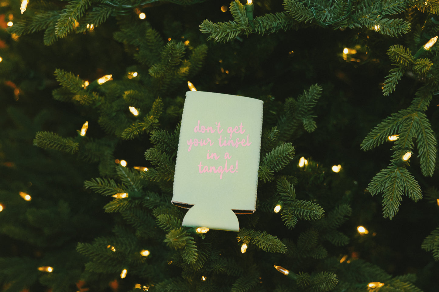 Don't Get Your Tinsel In a Tangle Can Cooler - Holiday Shop