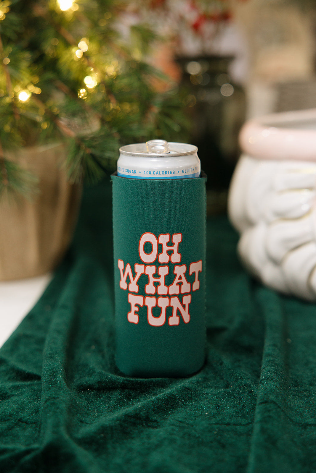 Oh What Fun Slim Can Cooler