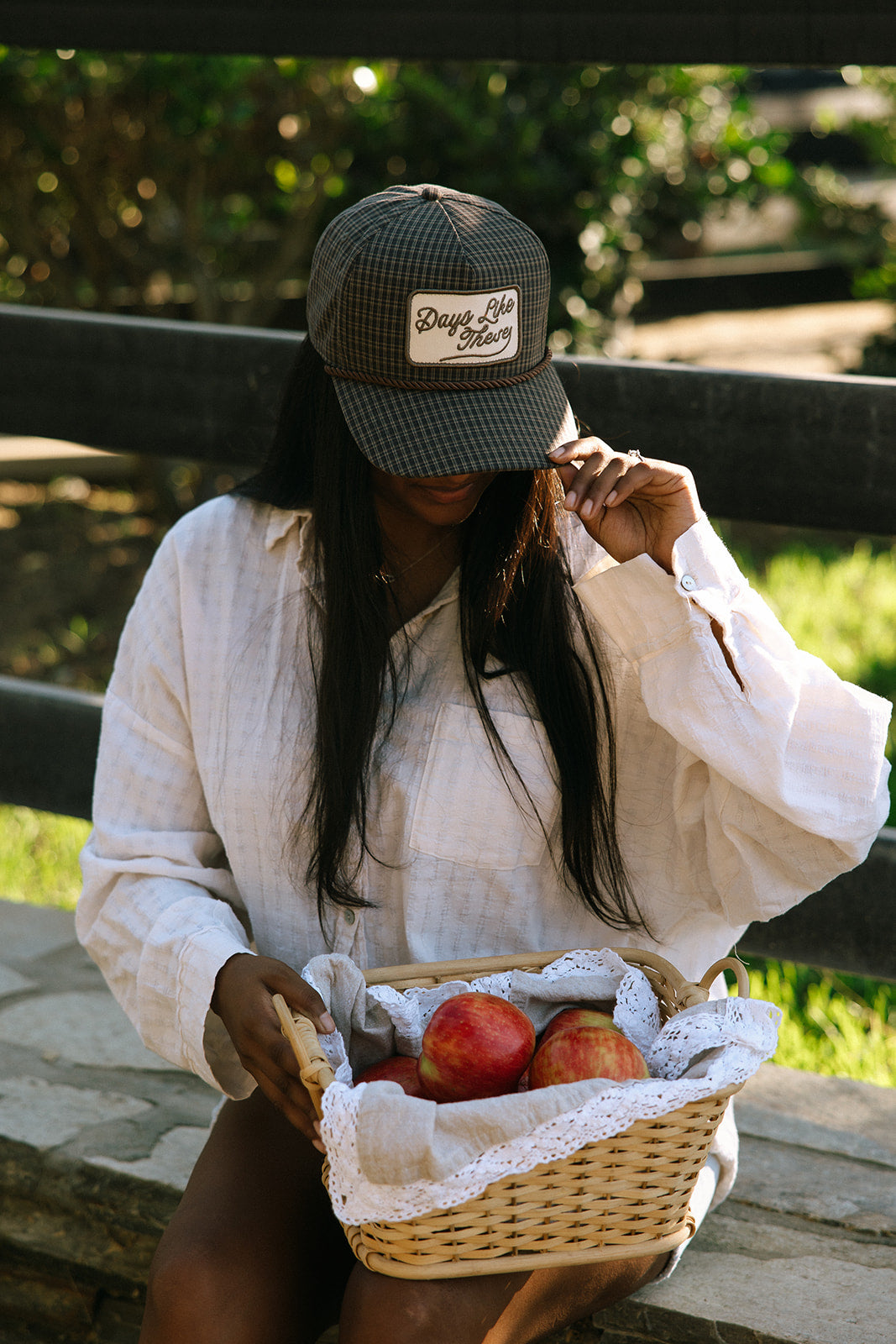 Days Like These Plaid Patch Hat Fall Collection