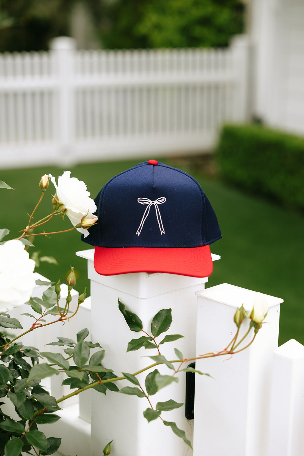 USA Bow Embroidered Hat