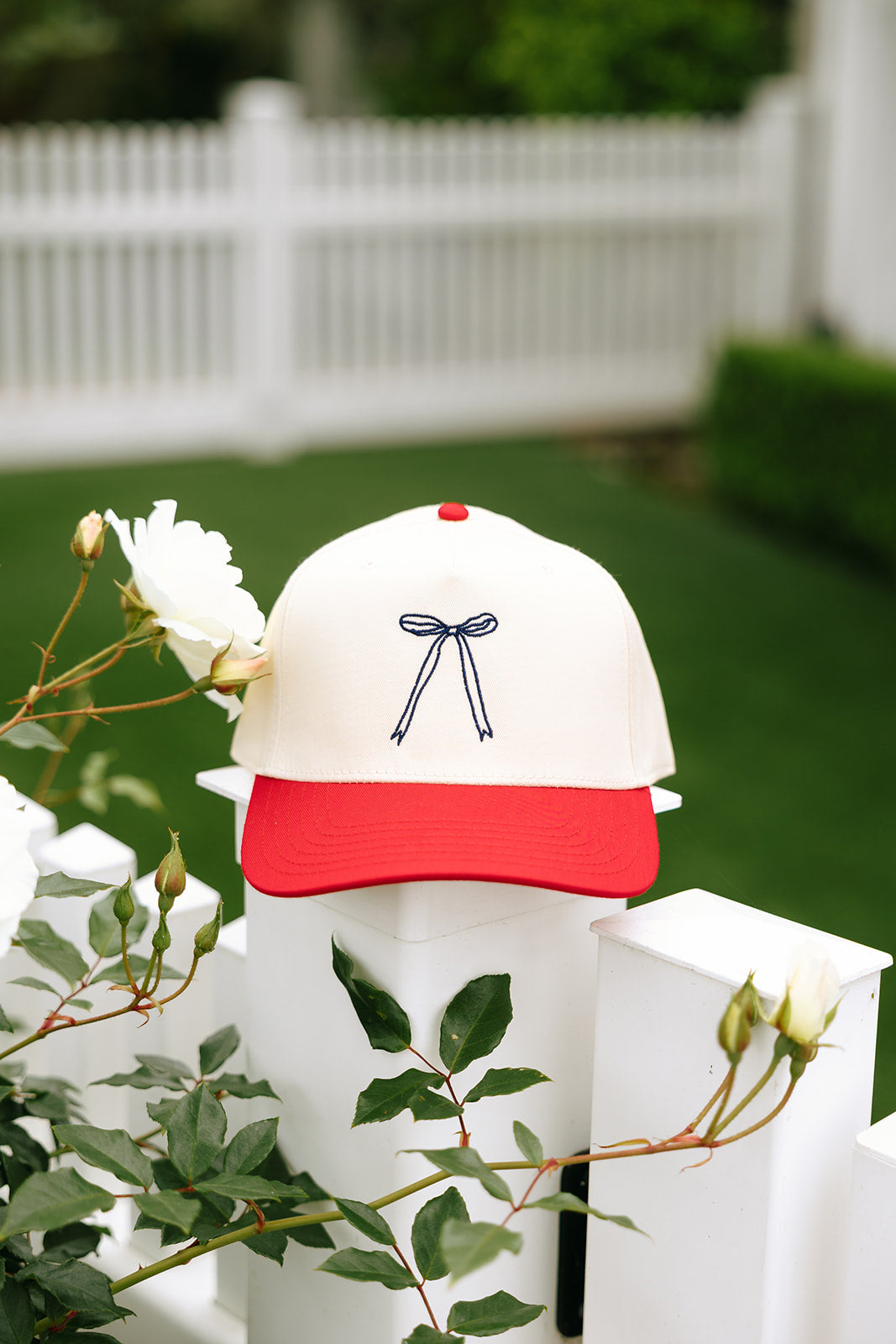 USA Bow Embroidered Hat