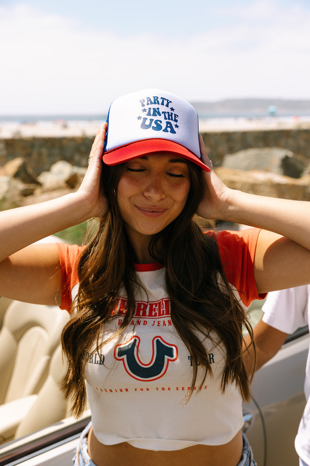 Party In The USA Trucker Hat