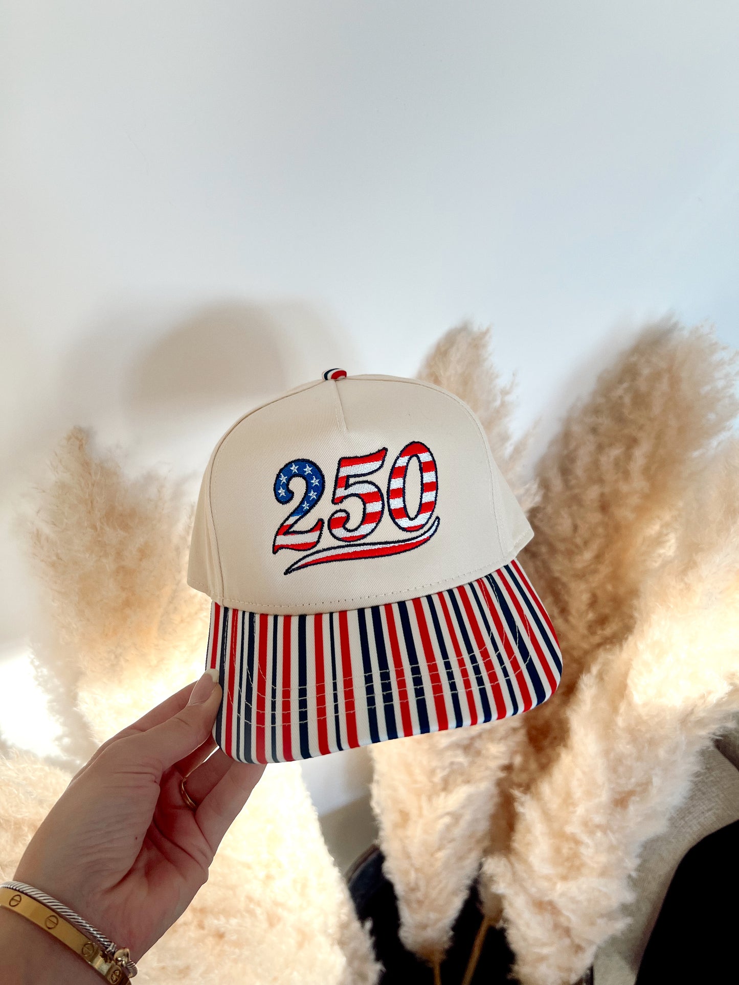 250 Red White & Blue Stripe Hat