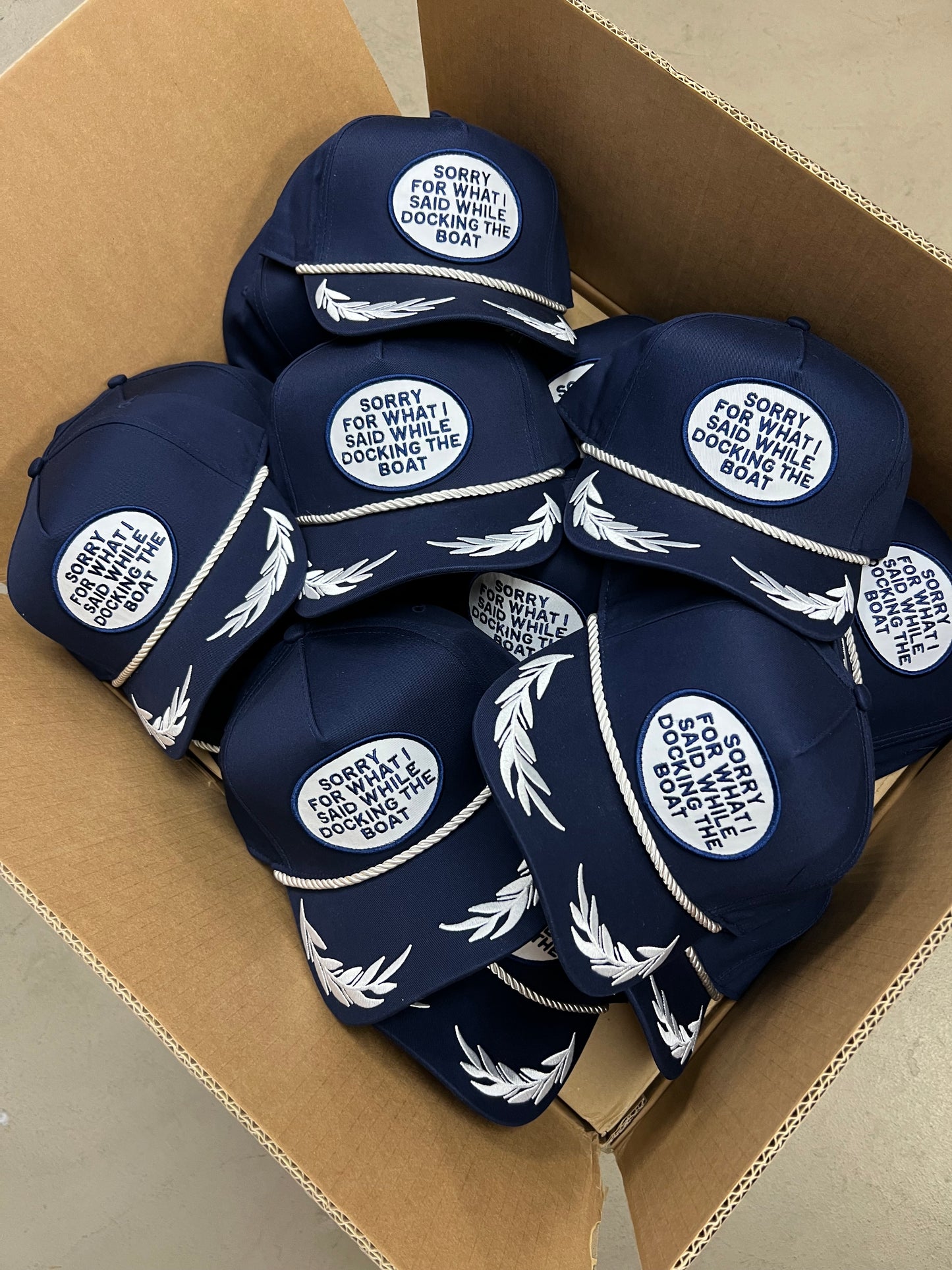 Sorry For What I Said While Docking The Boat Patch Hat