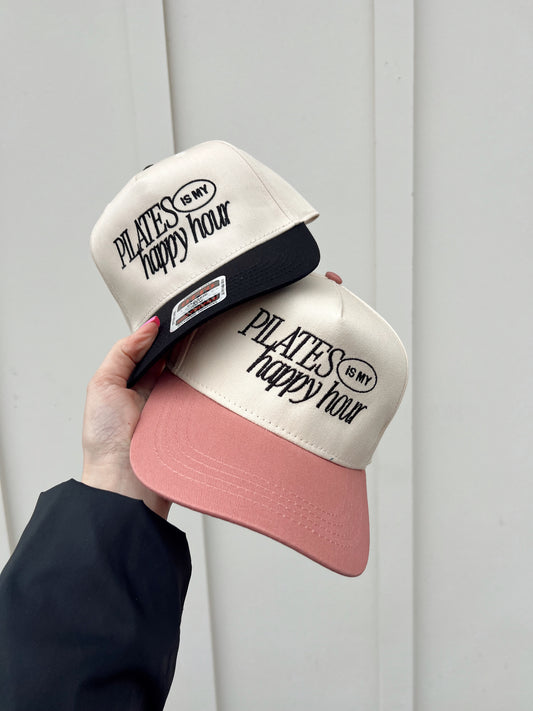Pilates Is My Happy Hour Embroidered Hat