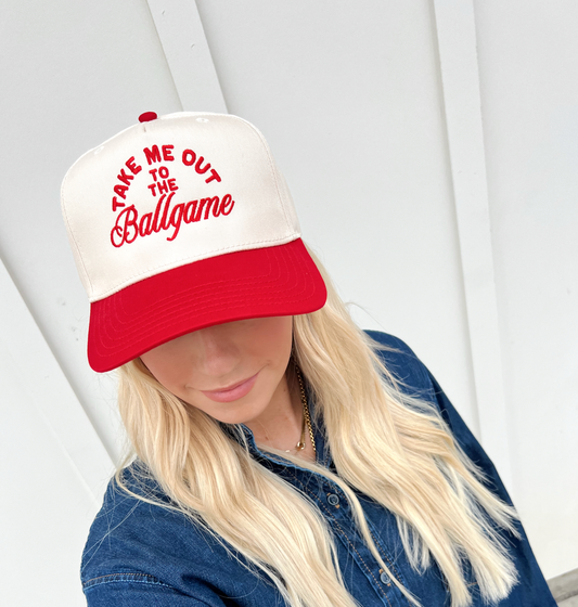 Take Me Out To The Ballgame-Baseball Hats