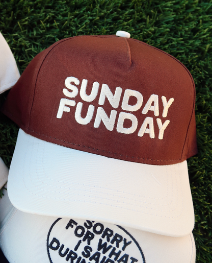 Sunday Funday Embroidered Hat