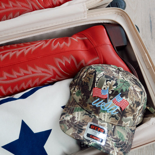USA Camo Embroidered Hat