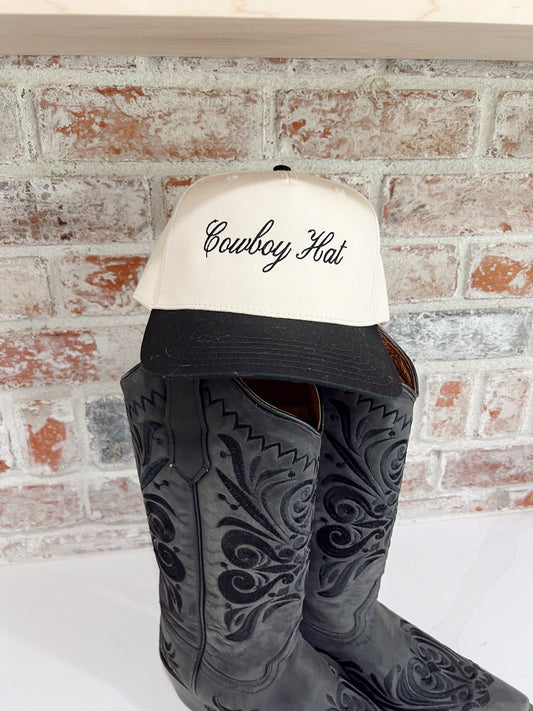 WS-Cowboy Hat- Embroidered Hat