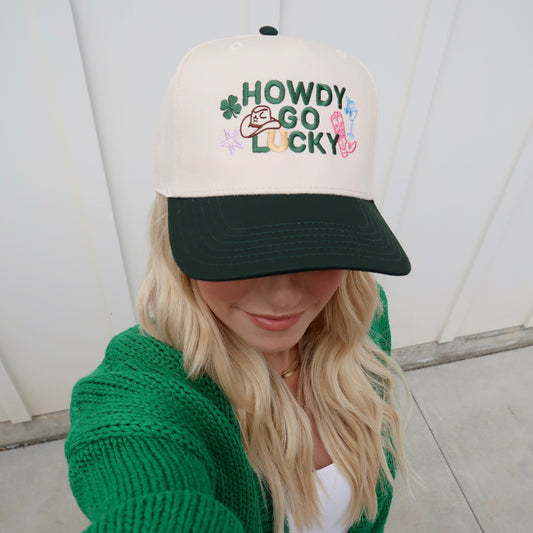 Howdy Go Lucky Embroidered Hat