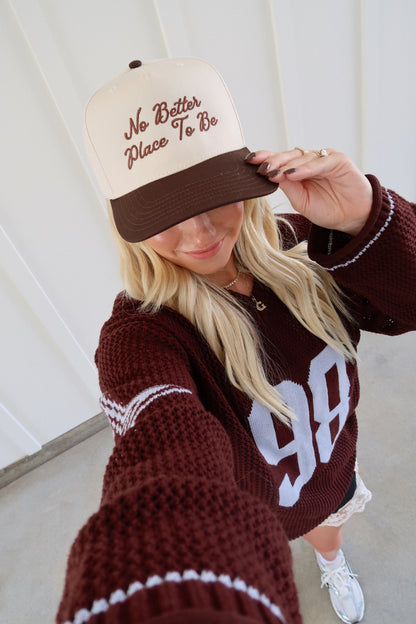 No Better Place To Be Brown/Natural Hat