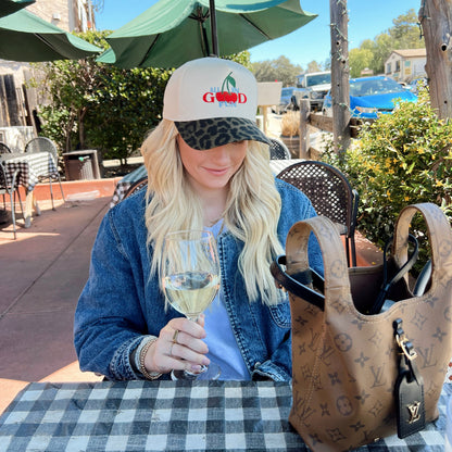All In Good Fun-Leopard Embroidered Hat