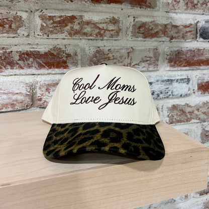 Mother's Day Leopard Embroidered Hat