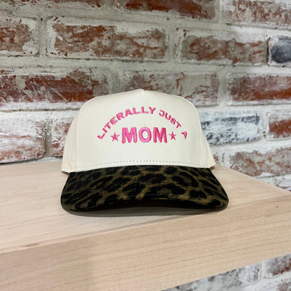 Mother's Day Leopard Embroidered Hat