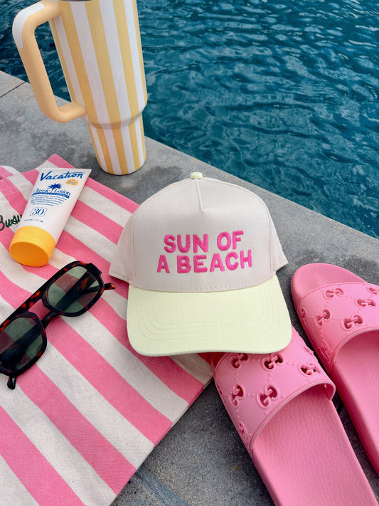 Sun Of A Beach- Pale Yellow/Natural