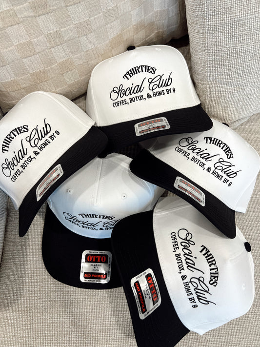 Thirties Social Club Embroidered Hat