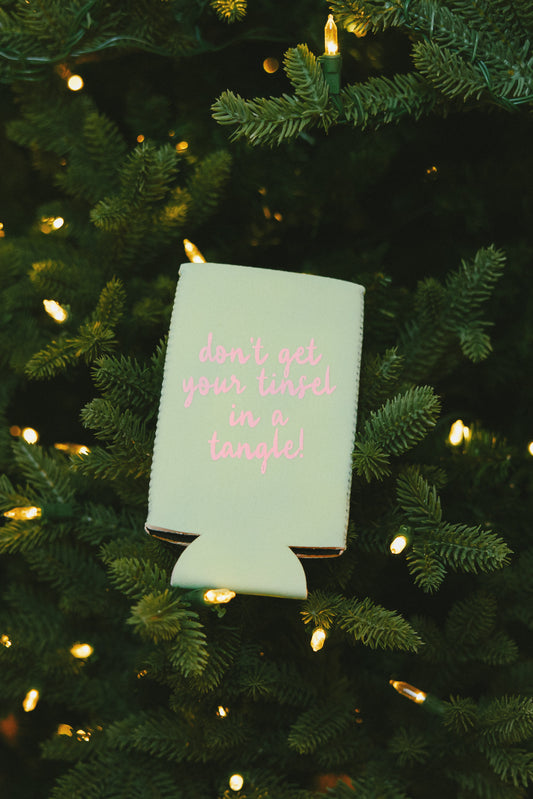 Don't Get Your Tinsel In a Tangle Can Cooler - Holiday Shop