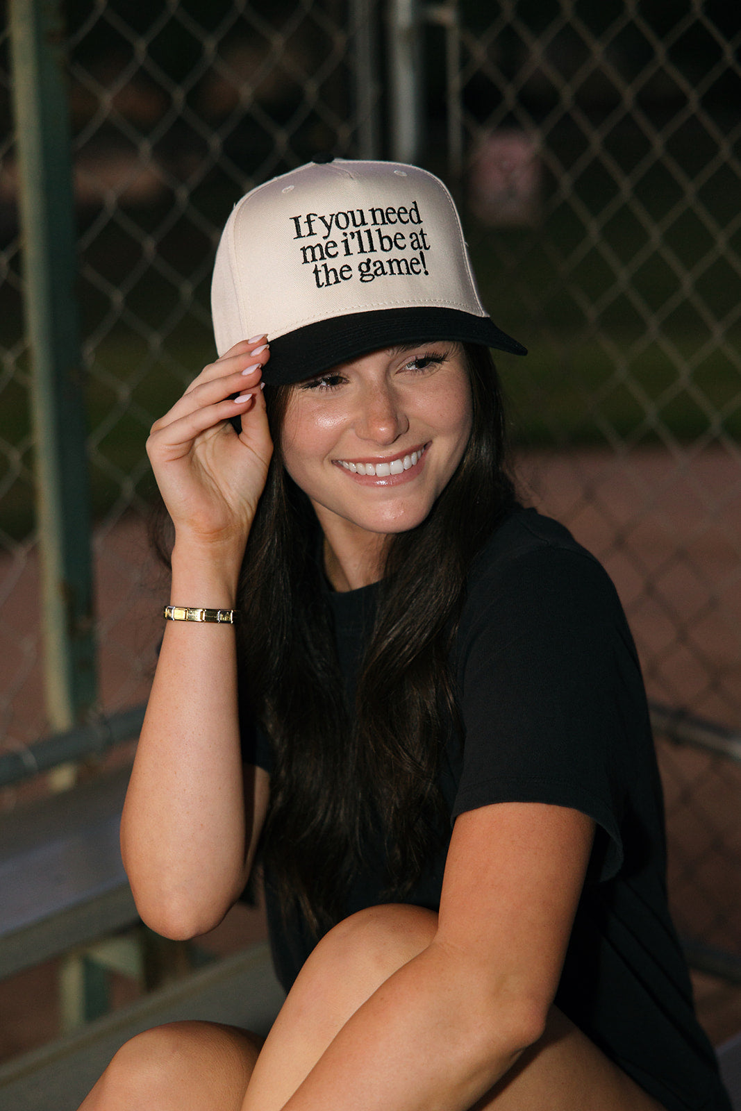 If You Need Me I'll Be At The Game Embroidered Hat