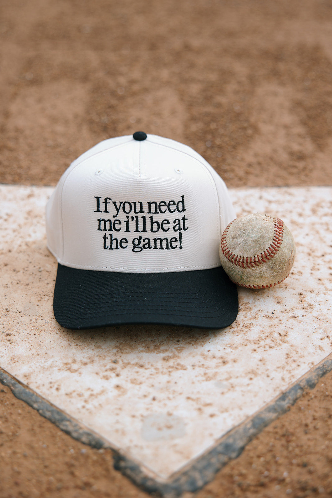 If You Need Me I'll Be At The Game Embroidered Hat