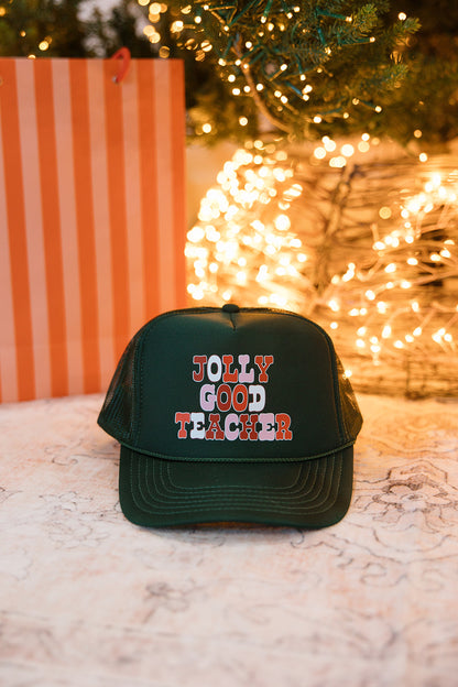 Jolly Good Teacher Foam Printed Hat