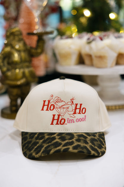 Ho Ho Ho I'm Out Of Office Leopard Hat