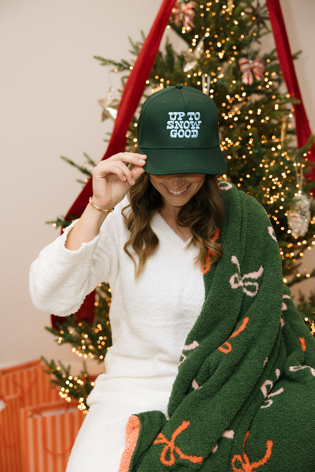 Up To Snow Good Embroidered Hat