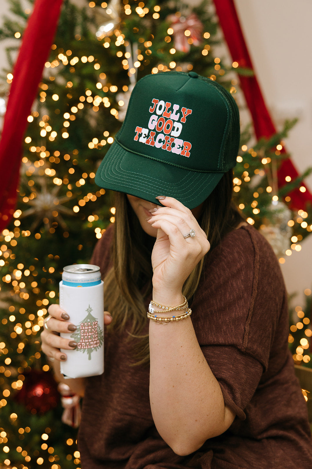 Jolly Good Teacher Foam Printed Hat