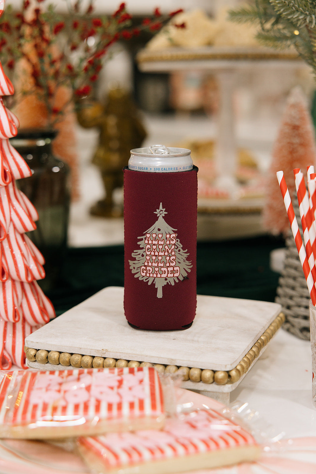 All Is Calm All Is Graded Slim Can Cooler