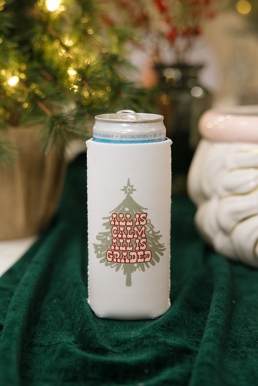 All Is Calm All Is Graded Slim Can Cooler