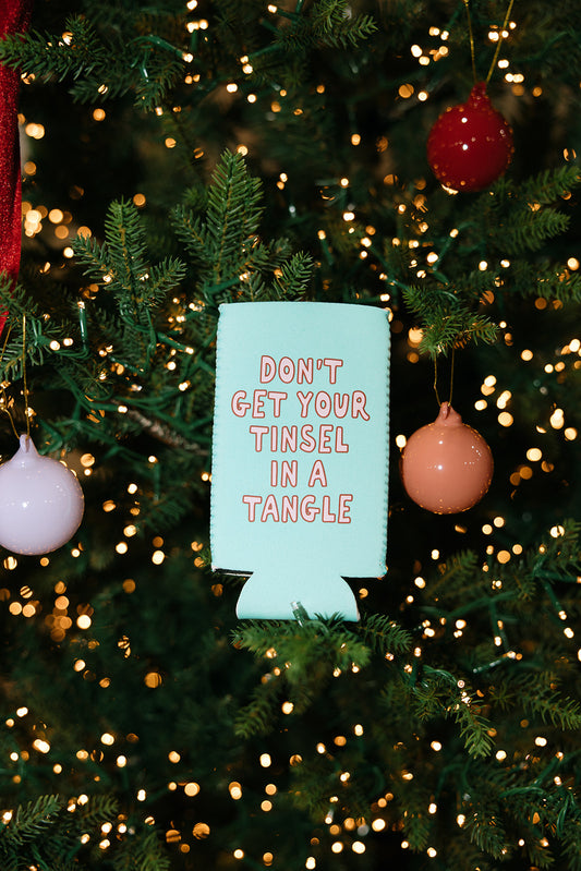 Don't Get Your Tinsel In A Tangle Slim Can Cooler