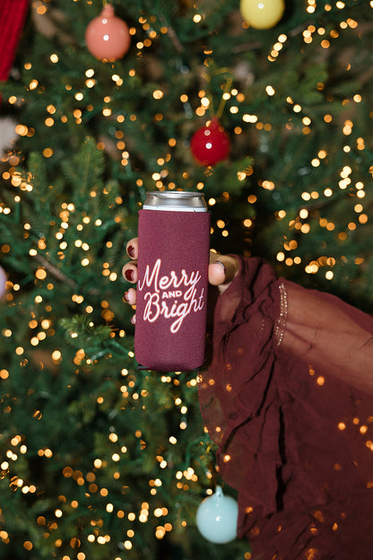 Merry & Bright Slim Can Cooler