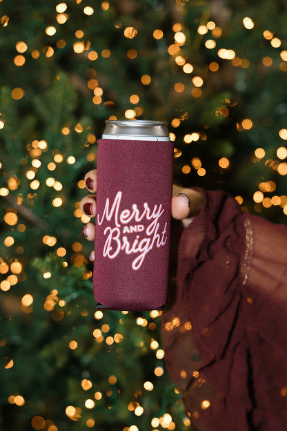 Merry & Bright Slim Can Cooler