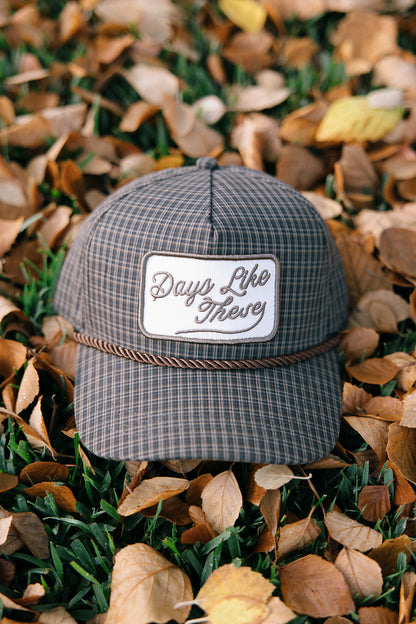 Days Like These Plaid Patch Hat Fall Collection