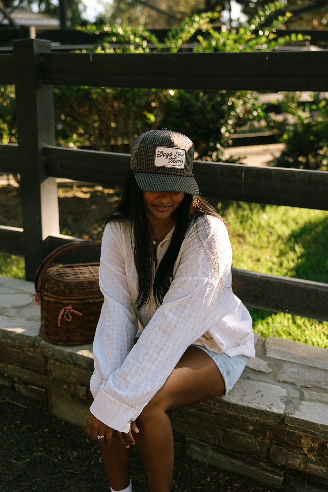 Days Like These Plaid Patch Hat Fall Collection