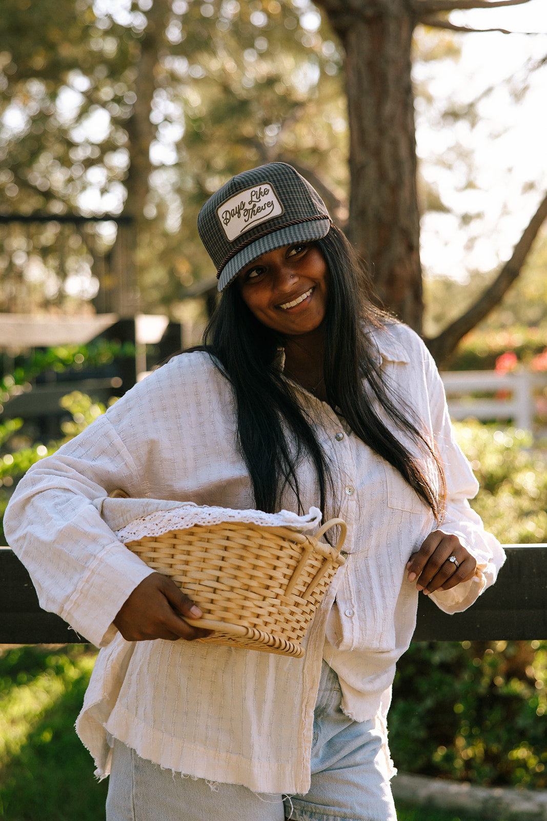 Days Like These Plaid Patch Hat Fall Collection